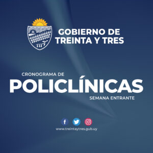Atención médica en policlínicas municipales para la presente semana
