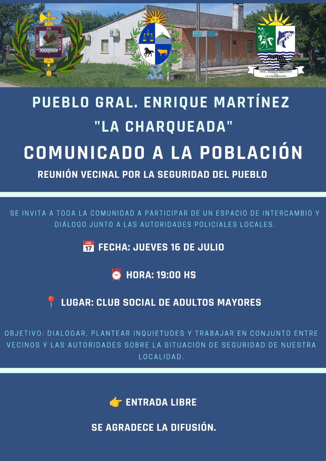 COMUNICADO A LA POBLACION