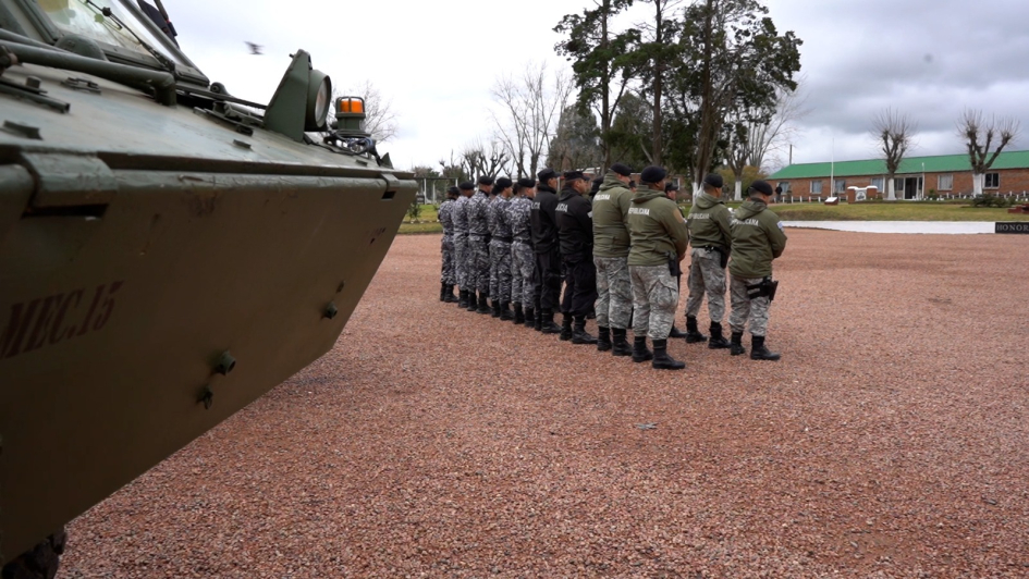 Comenzó capacitación a funcionarios policiales sobre manejo de blindados